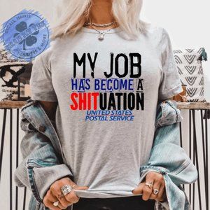 DISTRESSED DESIGN MAIL CARRIER TSHIRT